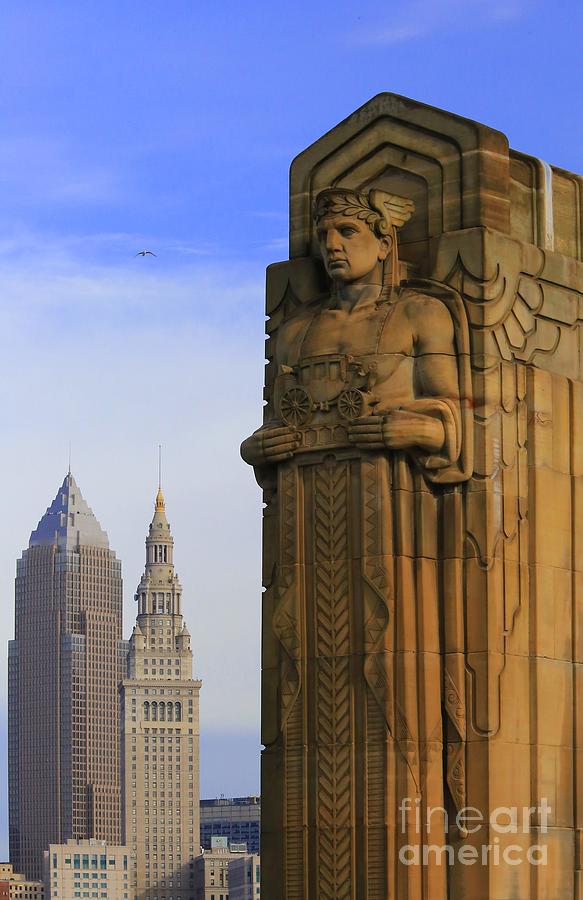 Guardians of Traffic at the Hope Memorial Bridge Photograph by Douglas ...