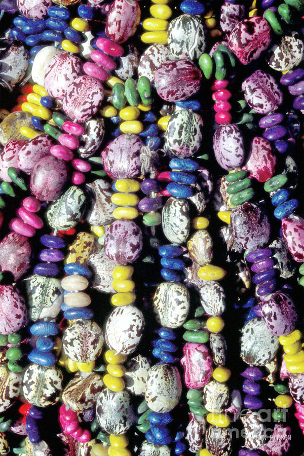 Guatemala photos - Bean Beads Photograph by Sharon Hudson