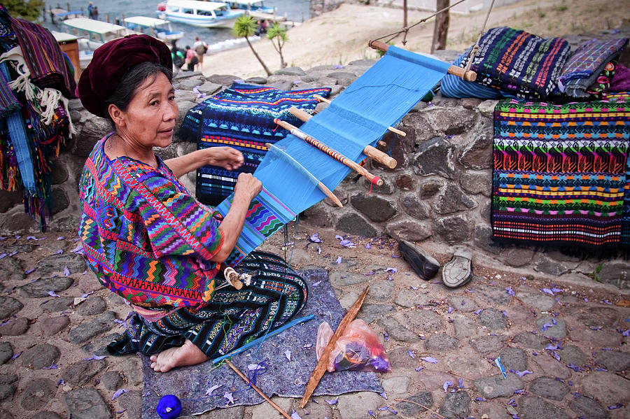 Guatemalan weaver Photograph by Tatiana Travelways