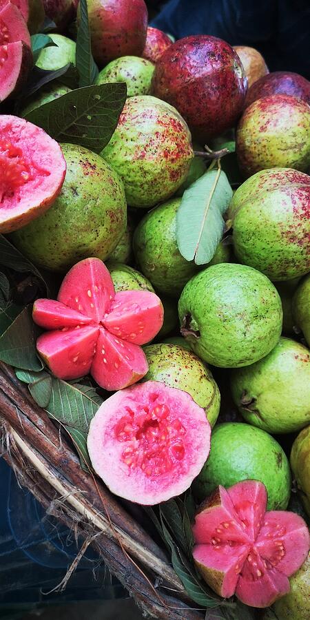 Guava basket Photograph by Jarek Filipowicz
