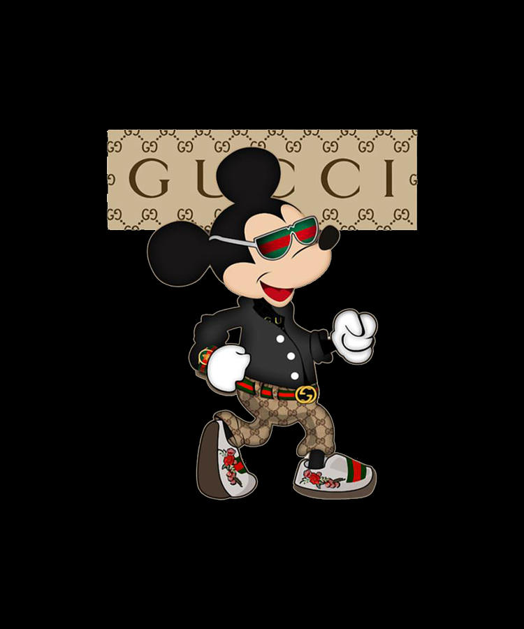 Gucci and Micky Mouse Brands Best Collections Digital Art by Kolby Veum