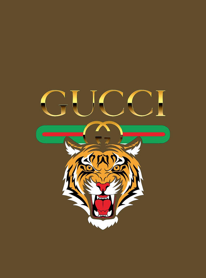 Gucci Art Lion Digital Art by Emi Rintia