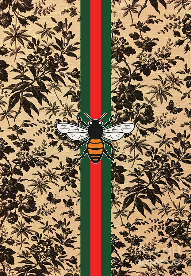 Gucci Bee Herbarium Digital Art by Best Design | Fine Art America
