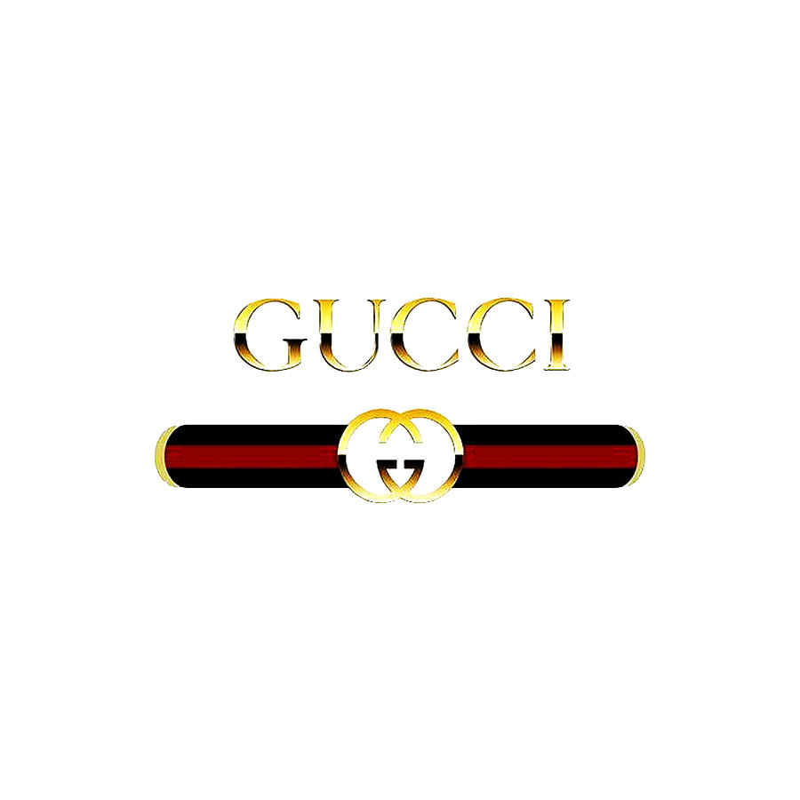 Gucci Gold Logo Digital Art by Ellery Hicks - Pixels