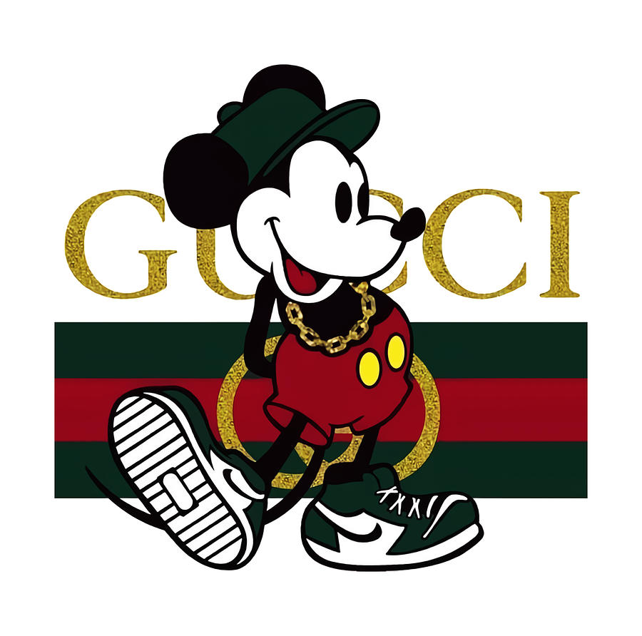 Gucci Mickey Logo Digital Art by Imogen Reeves - Fine Art America