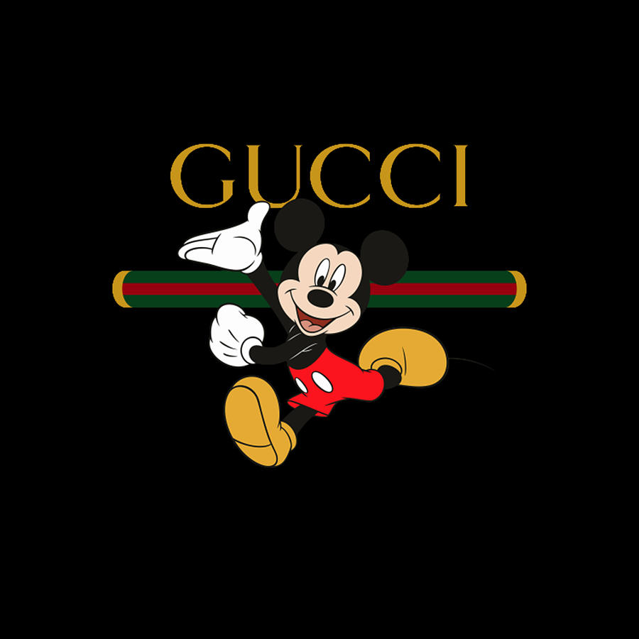 Gucci Mickey Mouse collection designs logo Digital Art by Greens Shop ...