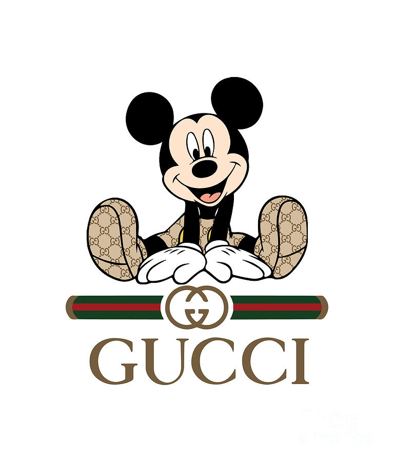 Gucci Minnie Mouse Digital Art by Kevin N Petri