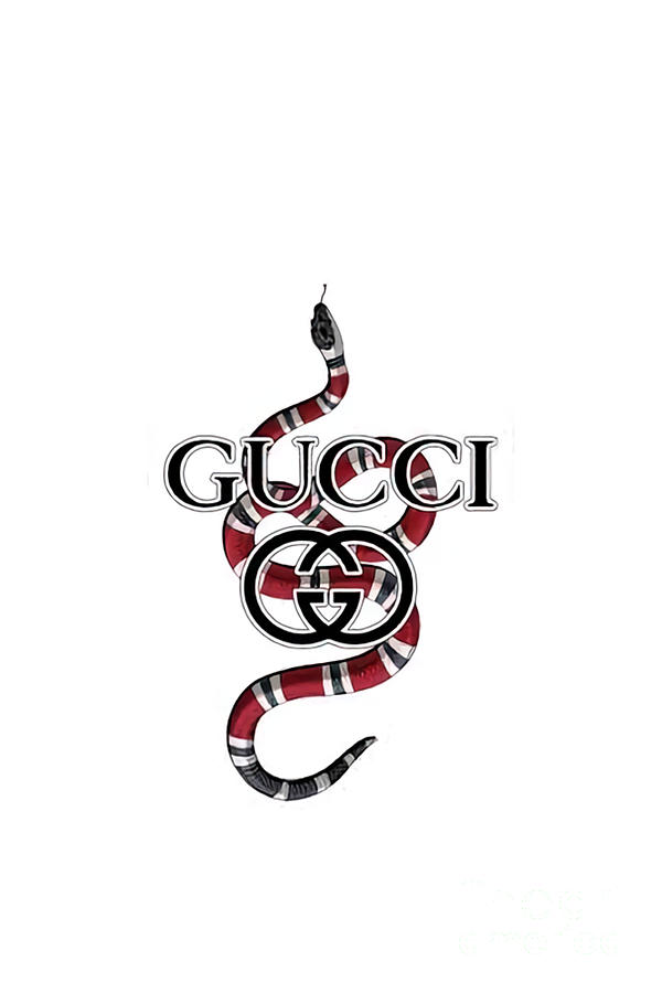 Kejser en skibsbygning Gucci Snake Digital Art by Levi Conner
