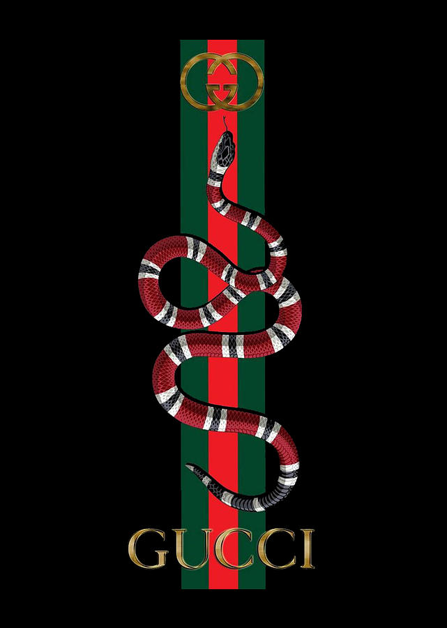 Gucci Snake Logo Digital Art by Mason Jackson - Pixels