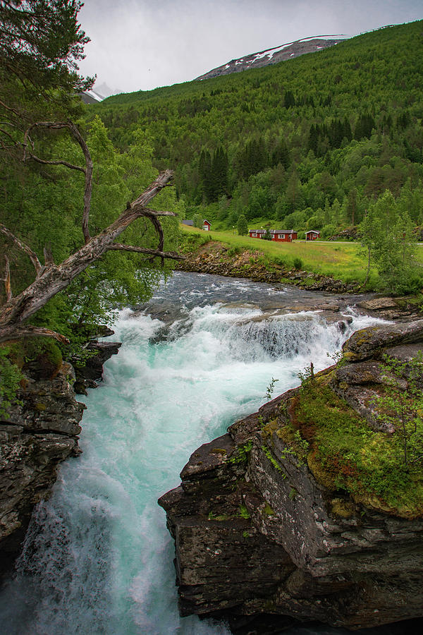 Gudbrandsjuvet Waterfall in Norway Photograph by Matthew DeGrushe