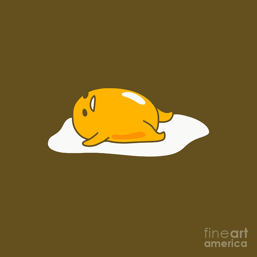 Gudetama Drawing by Sarah Haryanti | Pixels