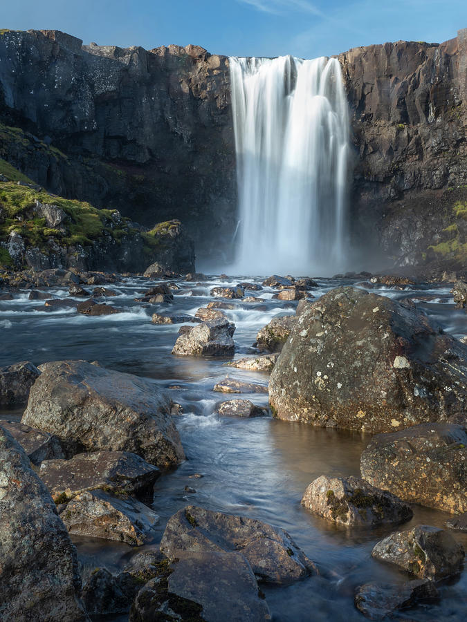 Gufufoss Waterfalls Photograph by Kristia Adams