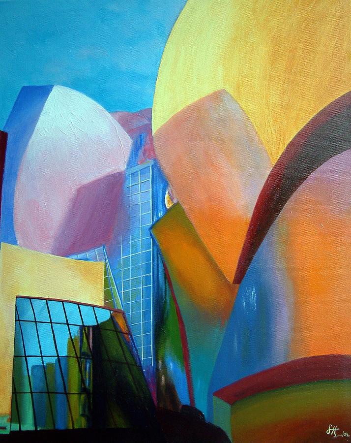 Guggenheim 1 Painting by Sam Hall