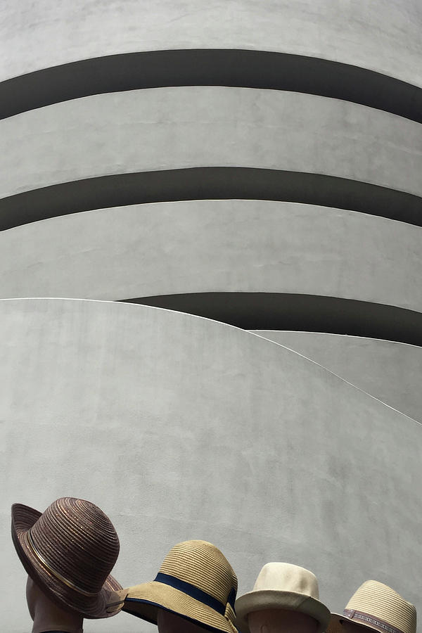 Hat Photograph - Guggenheim Museum, New York by Michael Chiabaudo