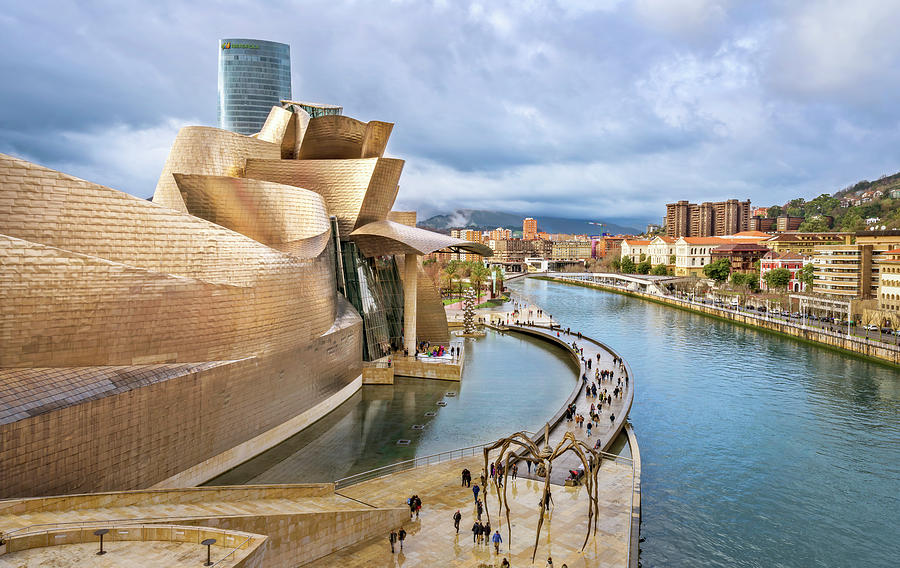 Guggenheim Museum Bilbao Spain III Photograph by Joan Carroll