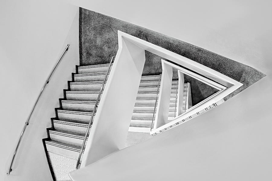 Guggenheim Stairway Photograph by Susan Candelario