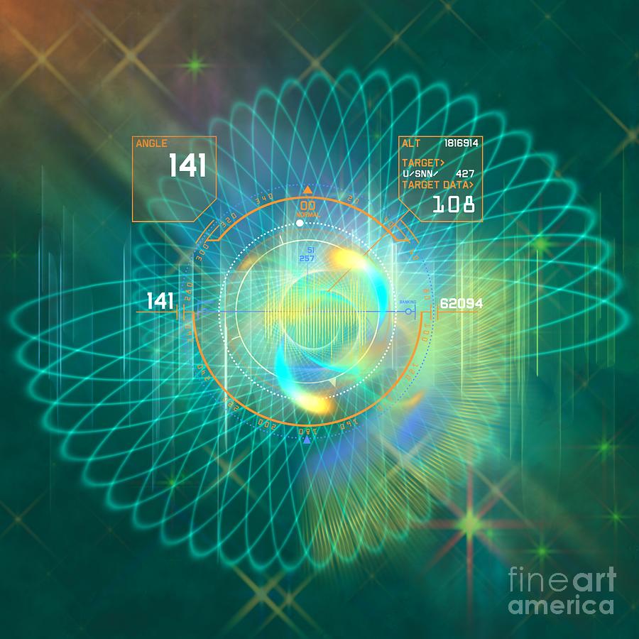 Guided By The Light - Abstract Artwork Digital Art by Philip Preston