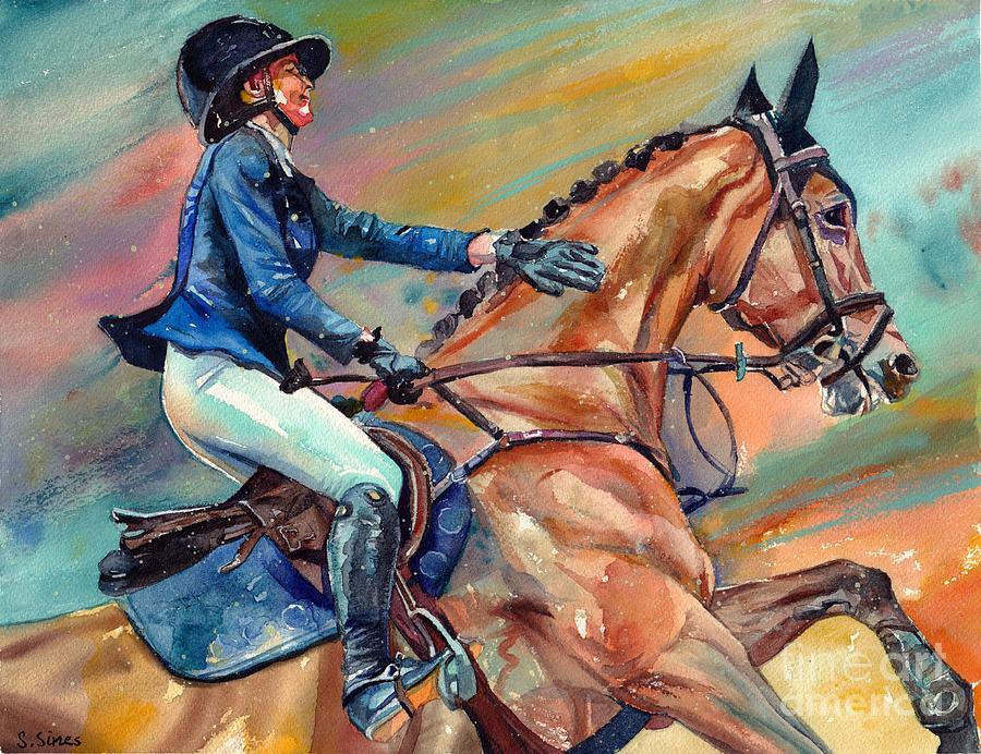 Summer Painting - Guiding The Steed by Suzann Sines