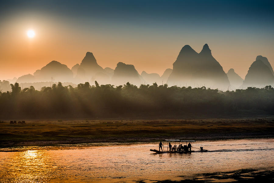 Guilin dawn Photograph by Ben Davis