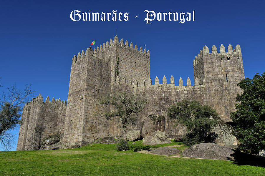 Guimaraes Castle Postcard Photograph by Angelo DeVal