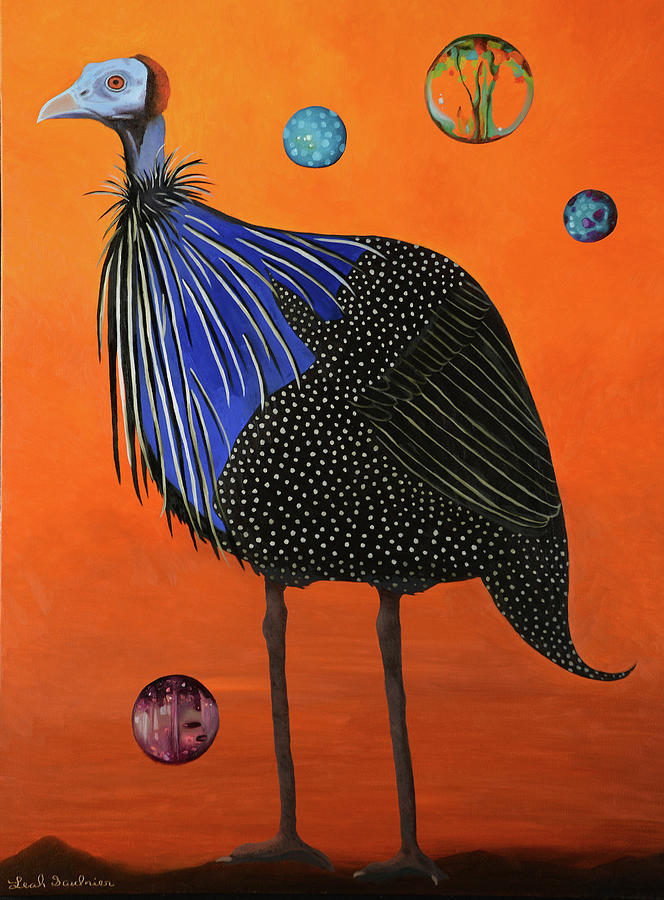 Surrealism Painting - Guinea 3 by Leah Saulnier The Painting Maniac
