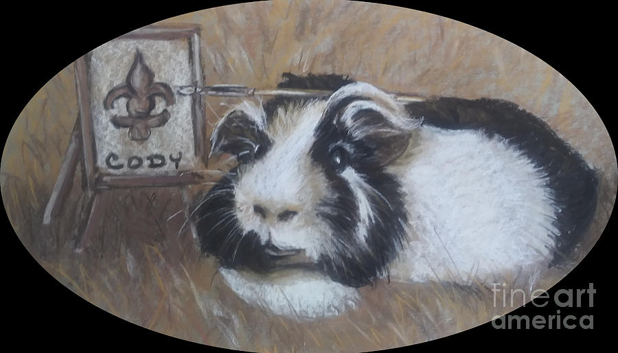 Guinea Pig Pastel by Beverly Boulet