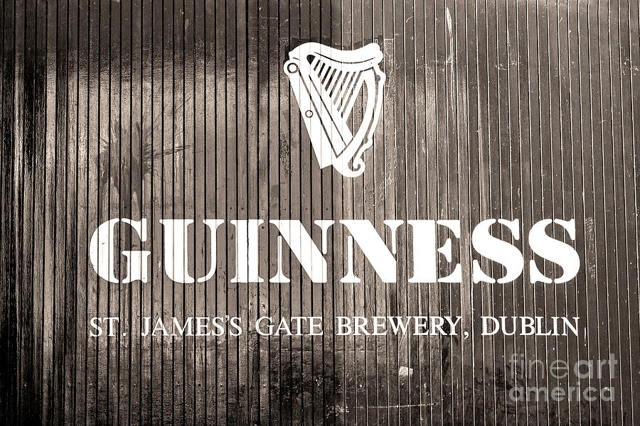 Beer Photograph - Guinness St. James Gate Brewery in Dublin Ireland by John Rizzuto