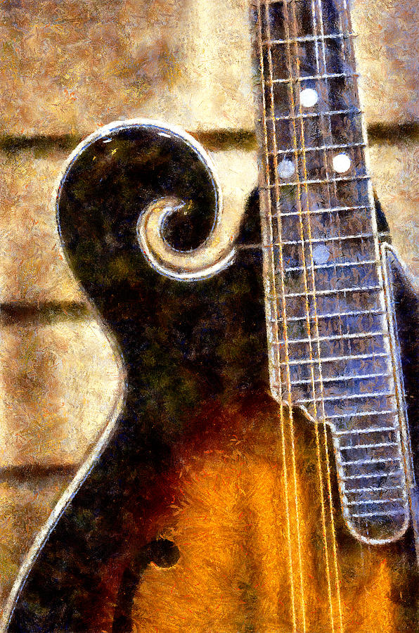 Guitar 4 Painting by Anthony M Davis