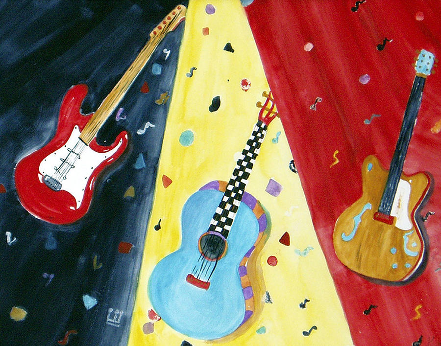 Rock and Roll Painting by Genevieve Holland
