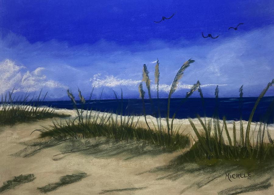 Gulf Blue Pastel by Michele Turney