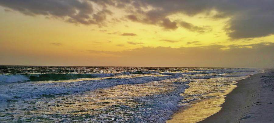 Gulf of Mexico at Sunset  Photograph by Ally White