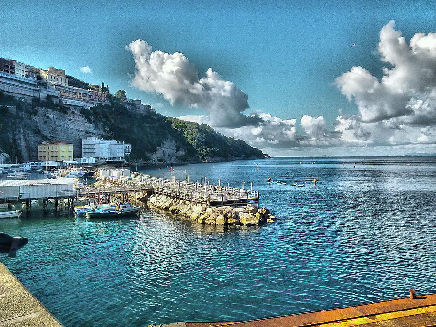 Gulf of Naples Seascape Photograph by Marian Tagliarino