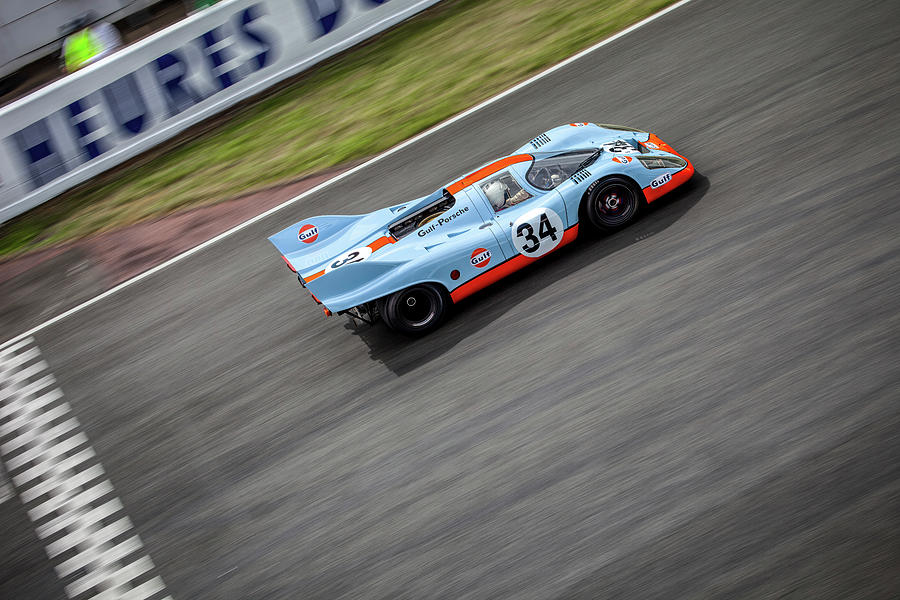 Gulf Porsche 917k During 24 Hours Of Le Mans Classics In 2012