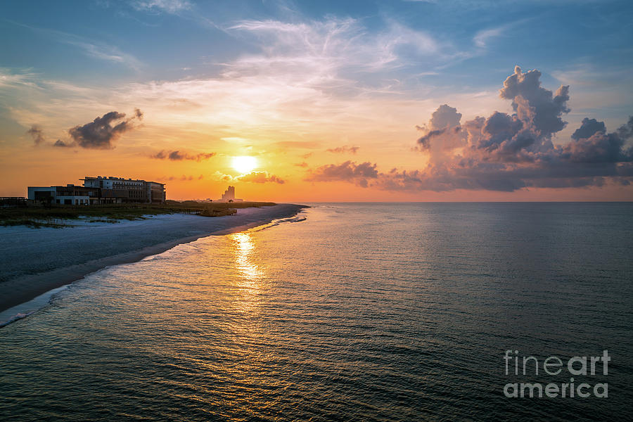 Gulf Shores Alabama Sunrise Photo Photograph by Paul Velgos