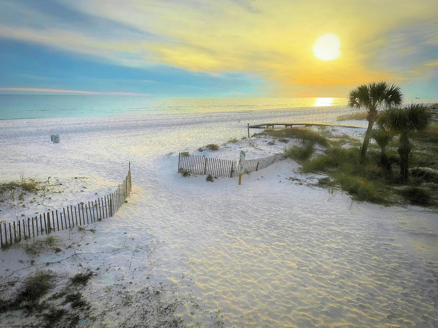 Sunset Photograph - Gulf Shores at Sunchase by Donna Kennedy