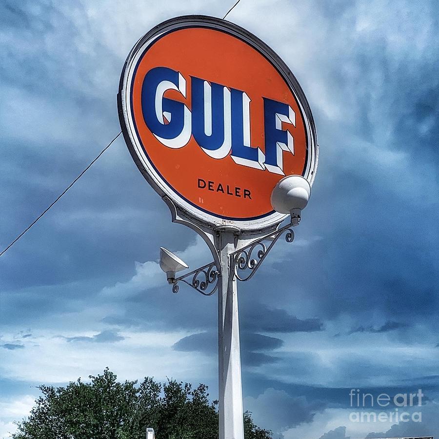 Gulf Station Photograph