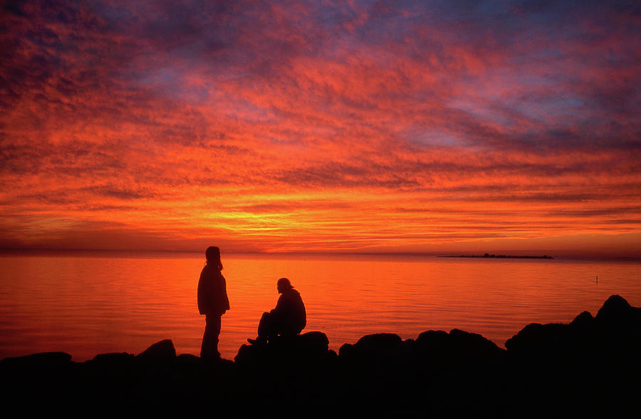 Gulf Sunset Photograph by Bryan Rierson