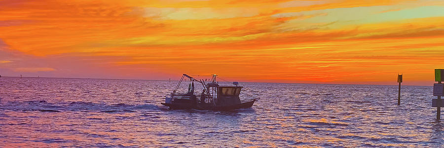 Gulf Sunset Photograph by Rick Redman