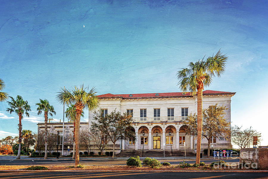 Gulfport Post Office Building Photograph