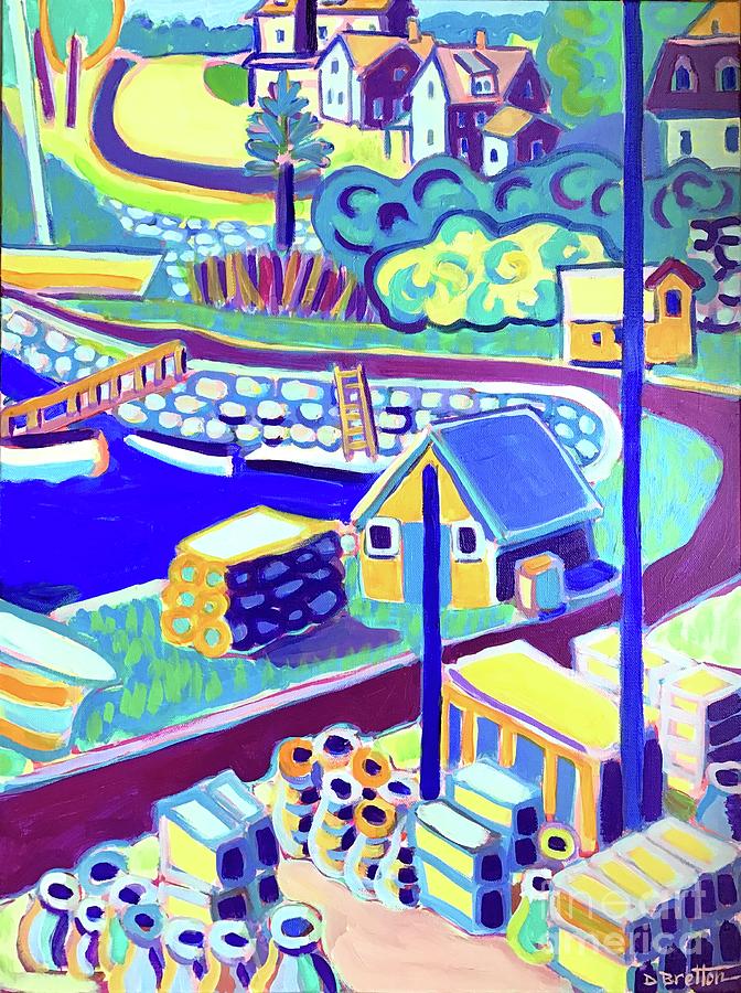 Gull Cove, Rockport, MA Painting by Debra Bretton Robinson