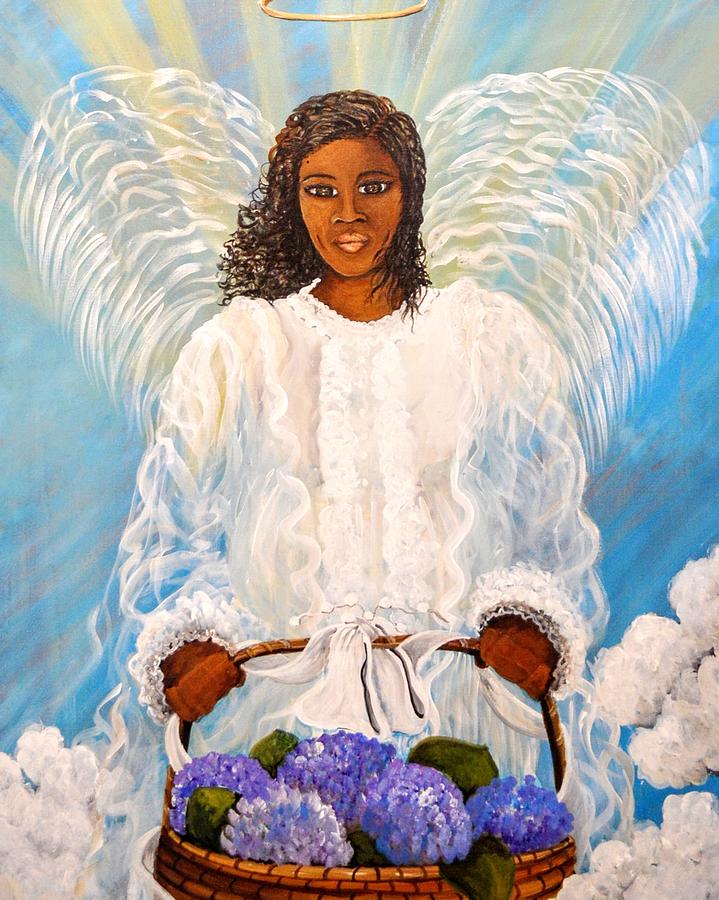 Gullah Angel Painting by Sonja Griffin Evans