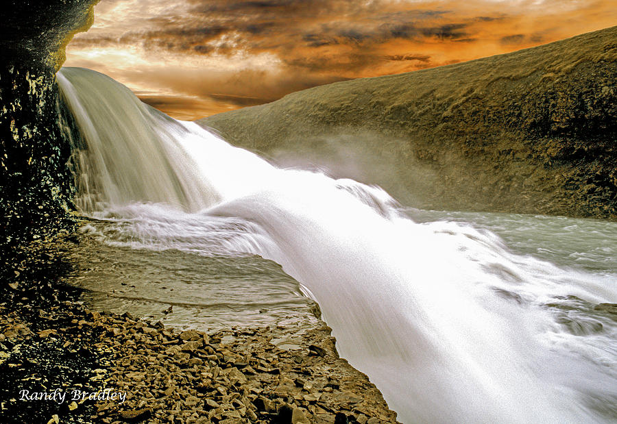 Gullfoss Falls  Photograph by Randy Bradley