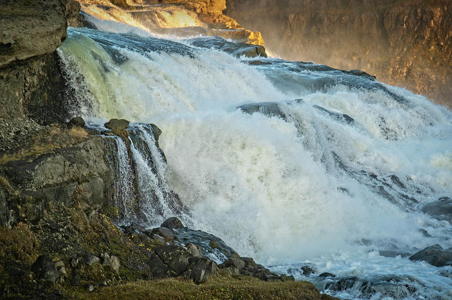 Gullfoss Waterfall Photograph by Catherine Reading