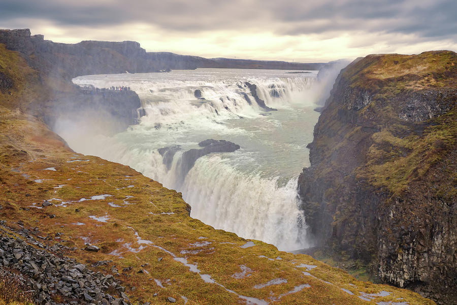 Gullfoss Waterfall in Iceland 1 Photograph by John Twynam