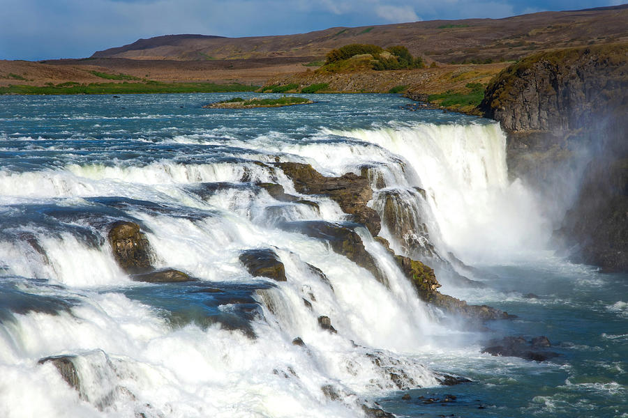 Gullfoss Waterfall Photograph by Rebecca Herranen