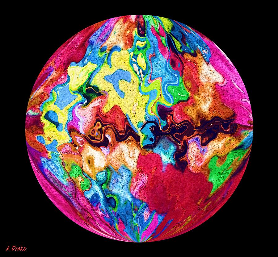 Gumball World Digital Art by Alec Drake