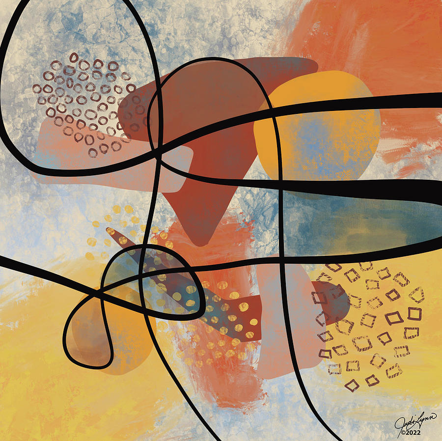 Abstract Digital Art - Gumbo 2 by Judi Lynn