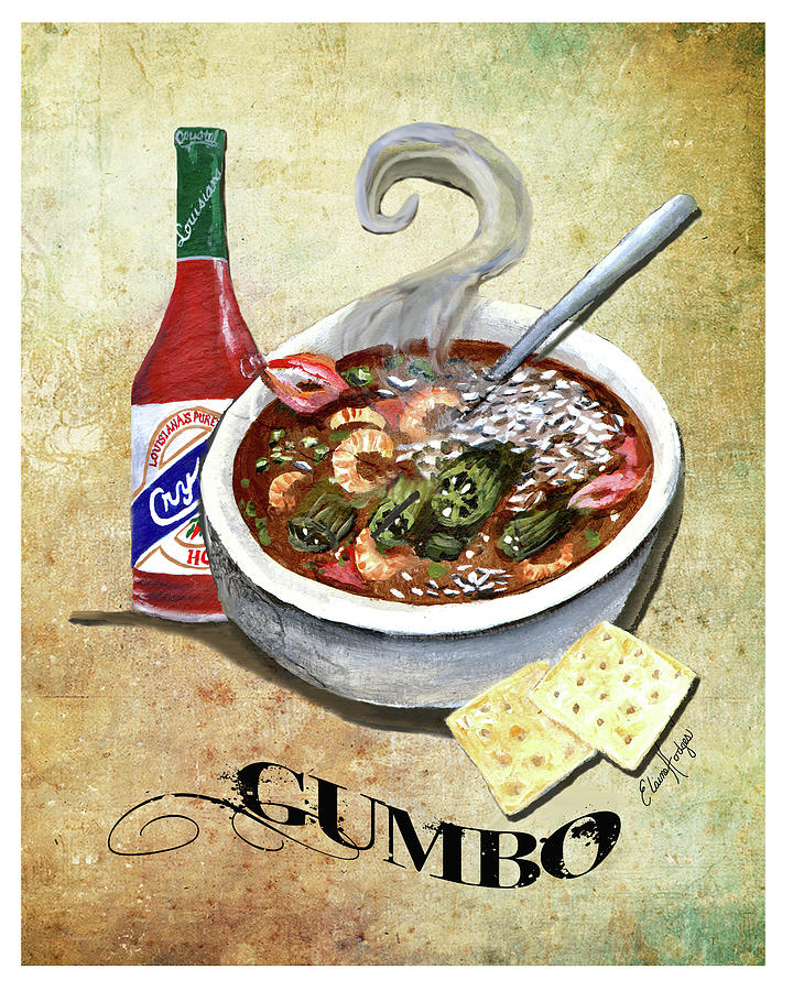 Gumbo Bowl Painting