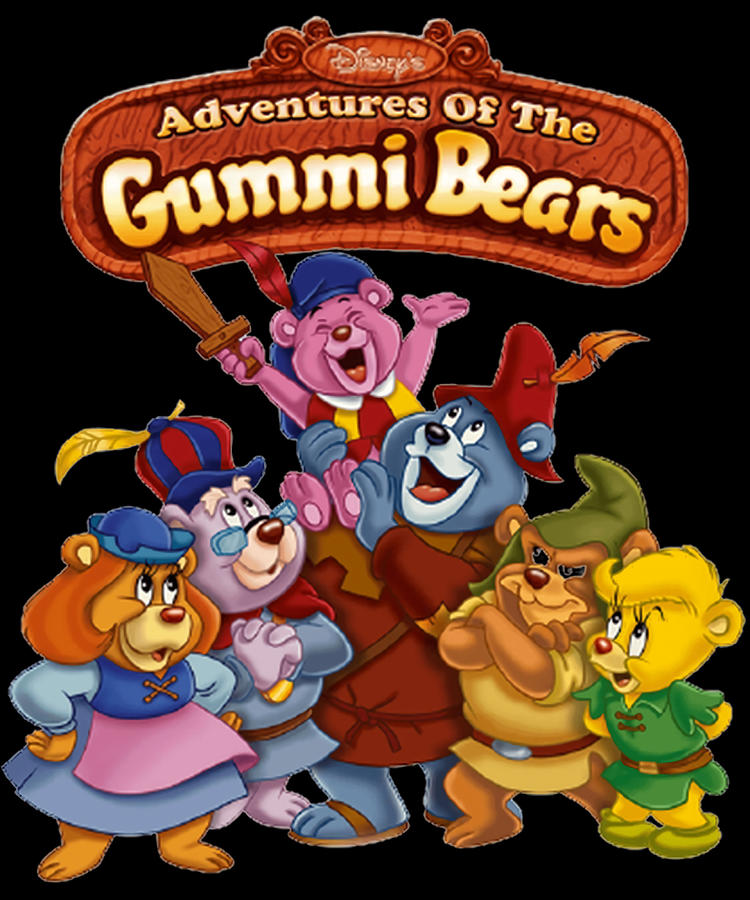 Gummi Bears toon Classic aesthetic Painting by Damien Adams | Fine Art ...