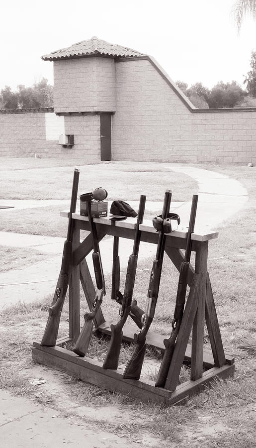 Gun Rack At The Shooting Range Photograph By Hyuntae Kim - Fine Art America